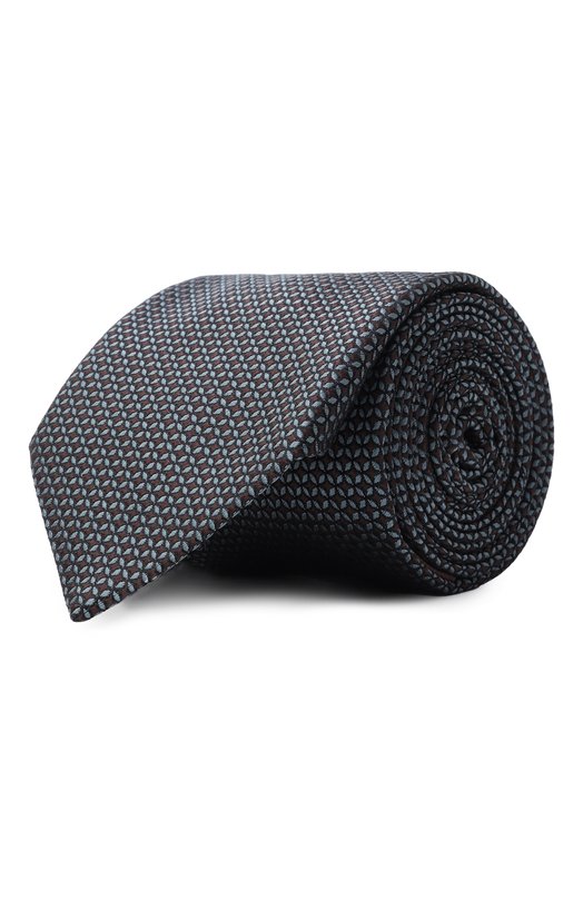 Шелковый галстук Canali 18/HJ04402 Зелёный 18/HJ04402