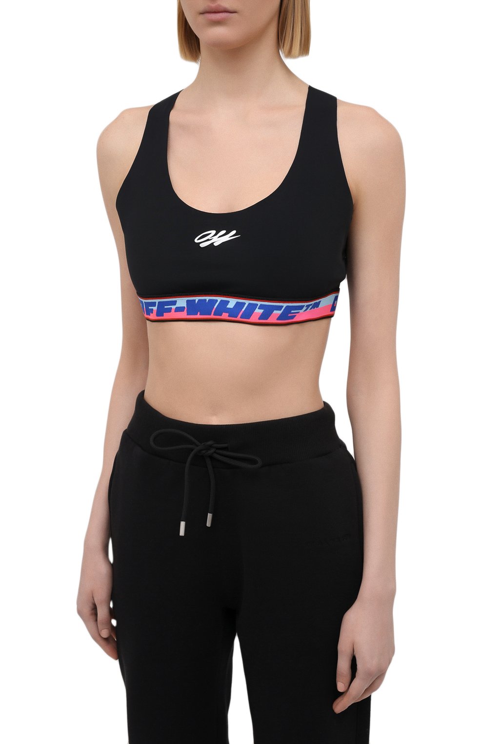 Топ OFF-WHITE черного цвета по цене 25550 руб., арт. 0WV0015R21JER001, фото 3 Топ OFF-WHITE, арт. 0WV0015R21JER001, фото 3