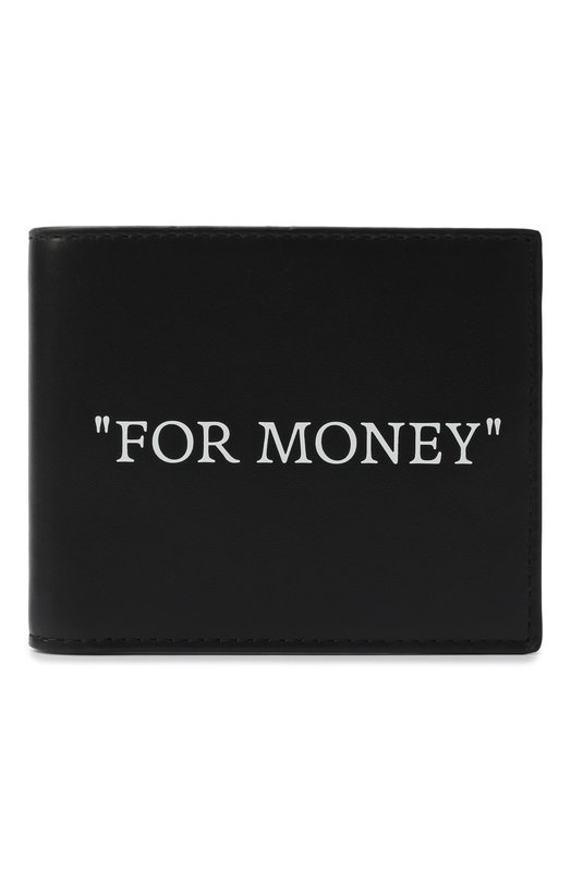 Кожаное портмоне Off-White 0MNC074C99LEA001 Чёрный 0MNC074C99LEA001