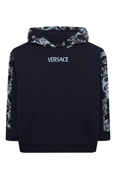 Хлопковое худи VERSACE, арт. 1013833/1A09716/8A-14A