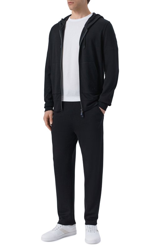 Толстовка из вискозы Kiton UMM0749 Чёрный  UMM0749 Фото 2