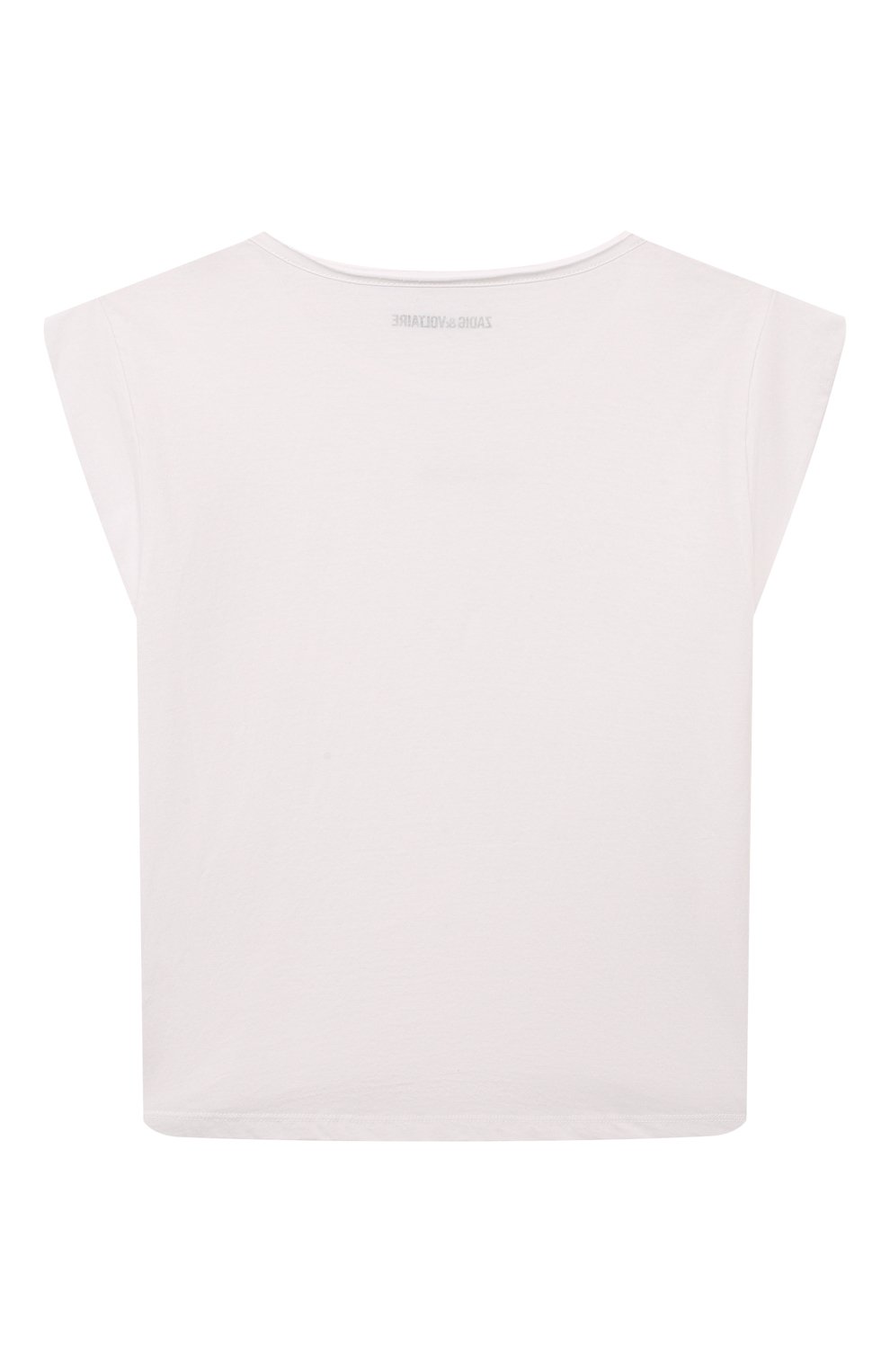 Хлопковая футболка ZADIG AND VOLTAIRE, арт. X60239, фото 2