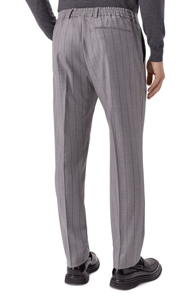 Шерстяные брюки BERWICH серого цвета по цене 44000 руб., арт. SPIAGGIA 20/AN1277, фото 4 Шерстяные брюки BERWICH, арт. SPIAGGIA 20/AN1277, фото 4