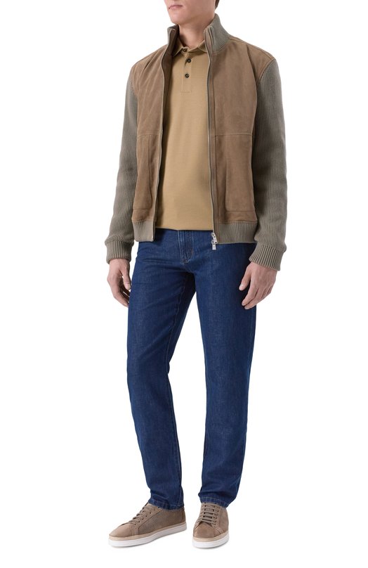 Замшевые кеды Blu Barrett PIAN-14099.1/LIGHT CASHEMERE Бежевый  PIAN-14099.1/LIGHT CASHEMERE Фото 2