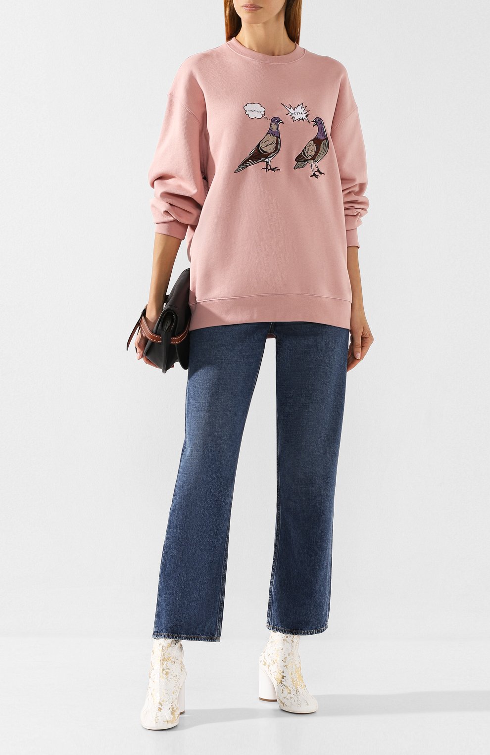 Хлопковый свитшот ACNE STUDIOS, арт. CI0028, фото 2