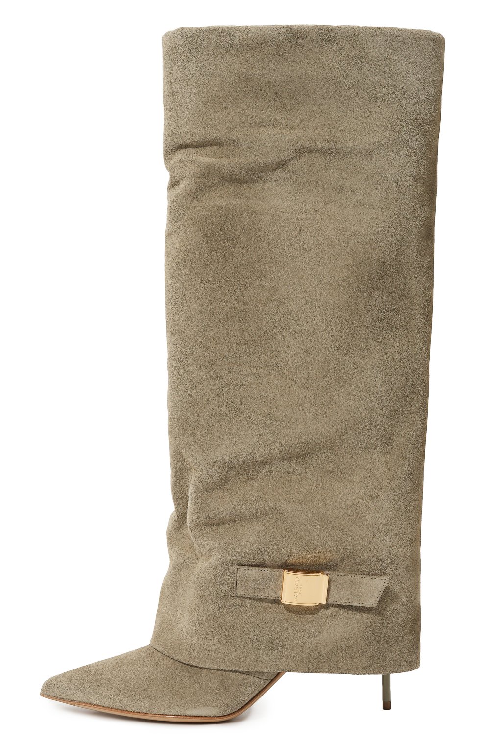 Замшевые сапоги uma 75 BALMAIN, арт. DN0TA037/LCTA, фото 4