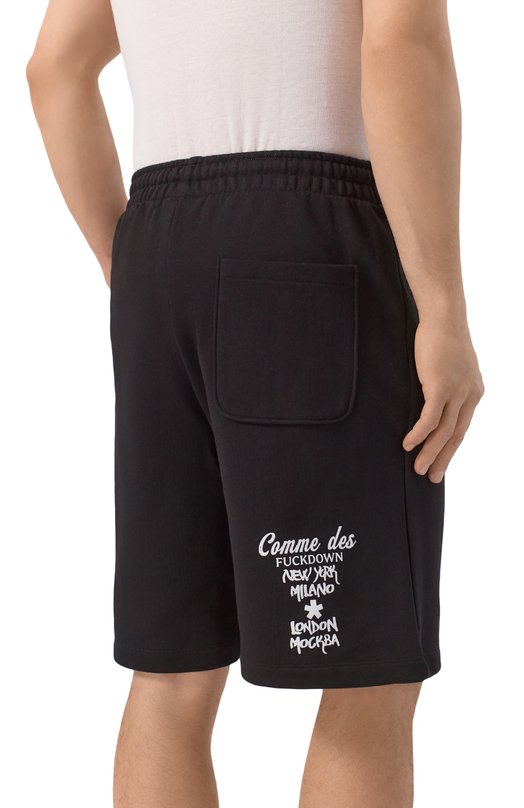 Хлопковые шорты Comme des Fuckdown CFABM01930 Чёрный  CFABM01930 Фото 4