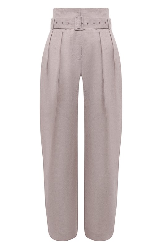 

Брюки из хлопка и льна Low Classic, Розовый