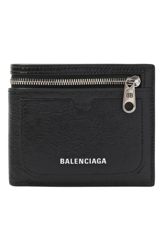 Кожаное портмоне Balenciaga 801837/2AA9Z Чёрный 801837/2AA9Z