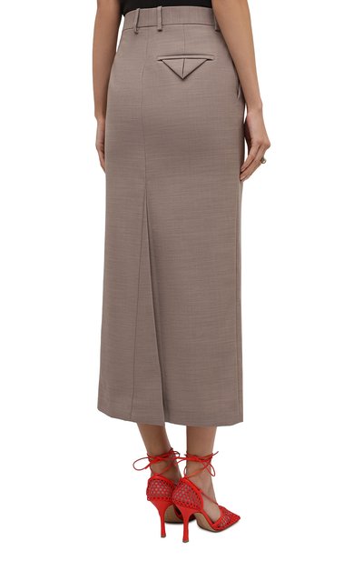 Шерстяная юбка BOTTEGA VENETA, арт. 659561/VKIU0, фото 4