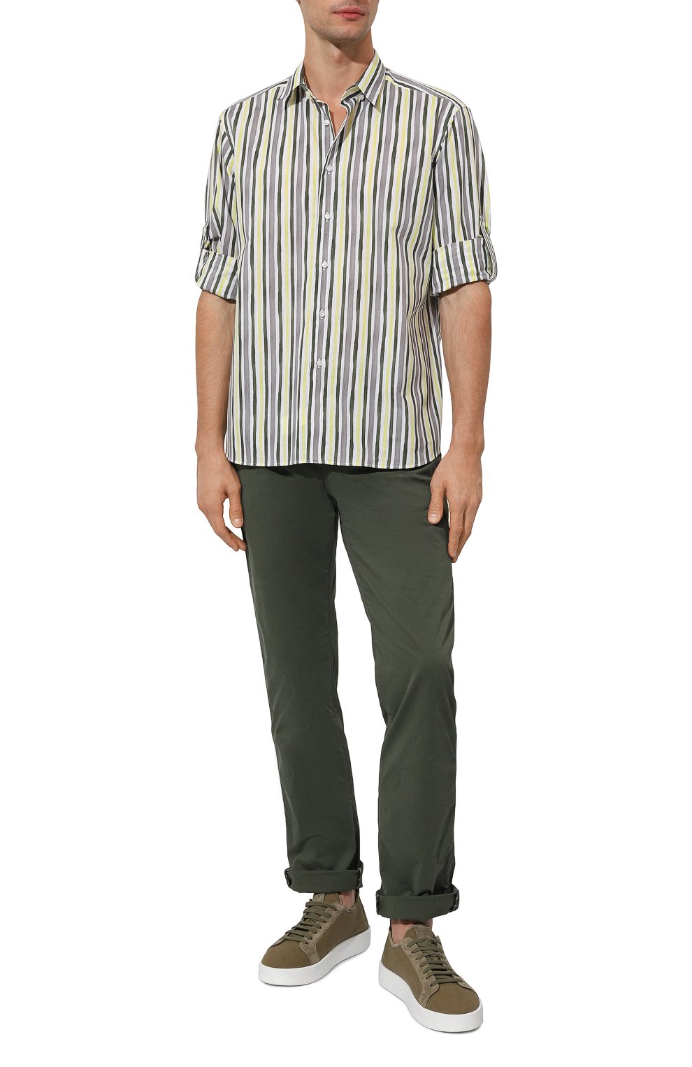 Хлопковая рубашка ZILLI, арт. LINA01M010084068R, фото 2