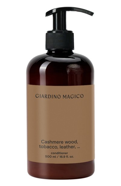 Женский питательный кондиционер для волос cashmere wood, tobacco, leather, … (500ml) GIARDINO MAGICO, арт. 4660222282705