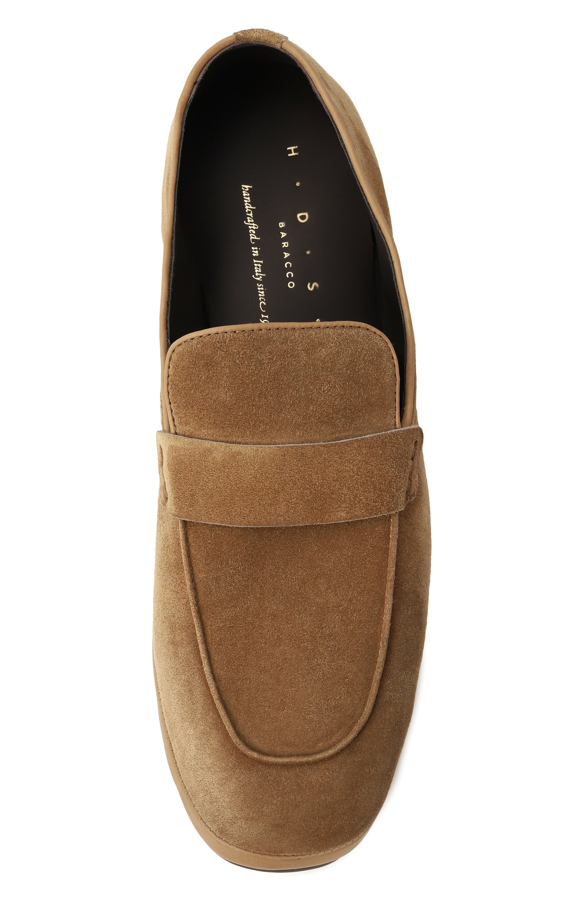 Замшевые лоферы H`D`S`N BARACCO бежевого цвета по цене 52750 руб., арт. ERNEST.C.6*, фото 6 Замшевые лоферы H`D`S`N BARACCO, арт. ERNEST.C.6*, фото 6