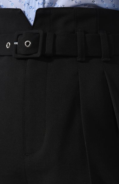 Брюки с поясом REDVALENTINO черного цвета по цене 37150 руб., арт. SR0RB1A0/00J, фото 5 Брюки с поясом REDVALENTINO, арт. SR0RB1A0/00J, фото 5