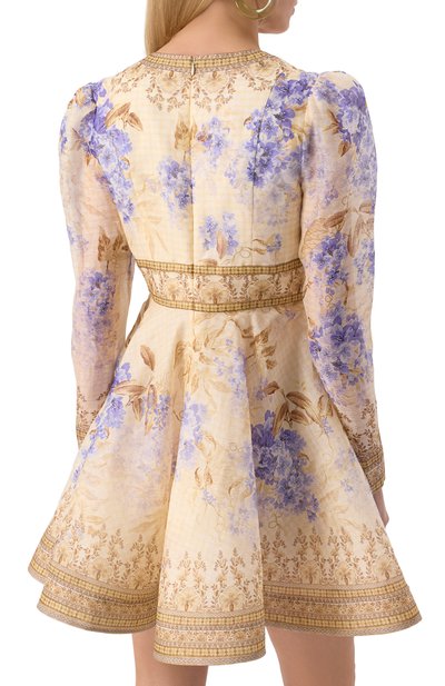 Платье изо льна и шелка ZIMMERMANN, арт. 3530DS252, фото 4