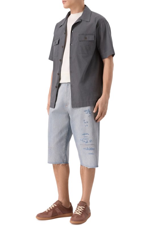 Джинсовые шорты MM6 SH0MU0014/M30055 Голубой  SH0MU0014/M30055 Фото 2