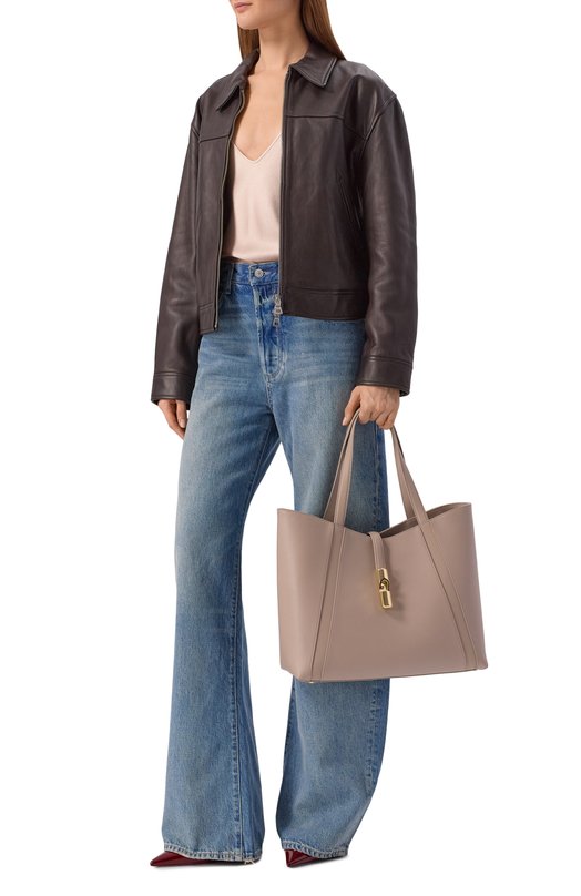 Сумка-тоут Furla Goccia large Furla WB01788/BX3353 Бежевый  WB01788/BX3353 Фото 3