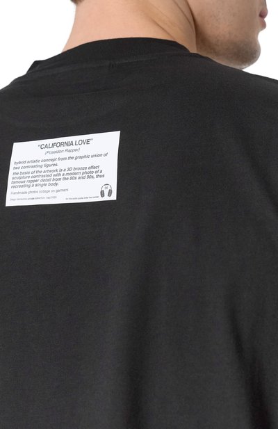 Хлопковая футболка DIEGO VENTURINO, арт. DVTS0PRCL, фото 5