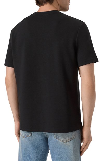 Футболка BALMAIN черного цвета по цене 49950 руб., арт. FH1EG000/BC87, фото 4 Футболка BALMAIN, арт. FH1EG000/BC87, фото 4