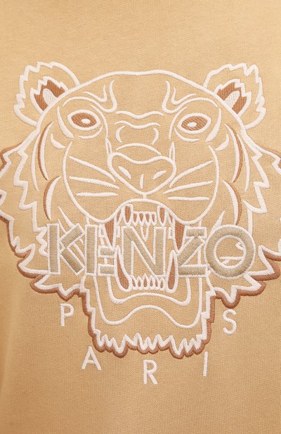 Хлопковый свитшот KENZO бежевого цвета по цене 33050 руб., арт. FB62SW6384XH, фото 5 Хлопковый свитшот KENZO, арт. FB62SW6384XH, фото 5