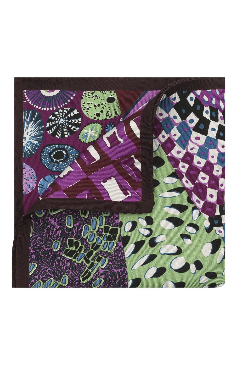 Шелковый платок ETON фиолетового цвета по цене 6150 руб., арт. A000 32949, фото 1 Шелковый платок ETON, арт. A000 32949, фото 1