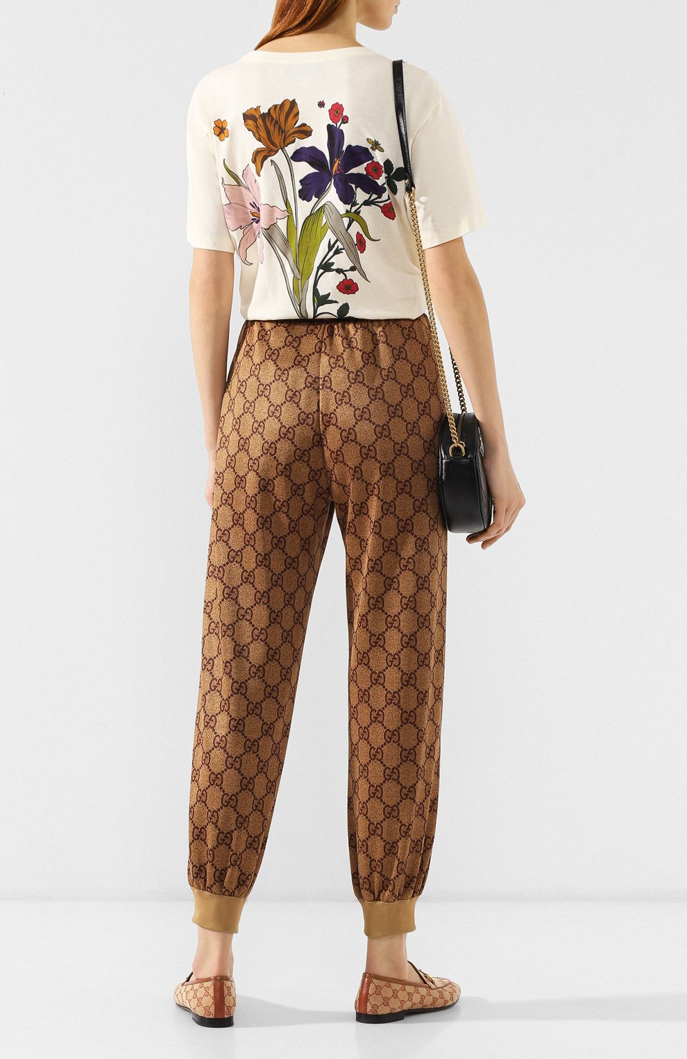Хлопковая футболка GUCCI кремового цвета по цене 31300 руб., арт. 492347/XJAN5, фото 2 Хлопковая футболка GUCCI, арт. 492347/XJAN5, фото 2