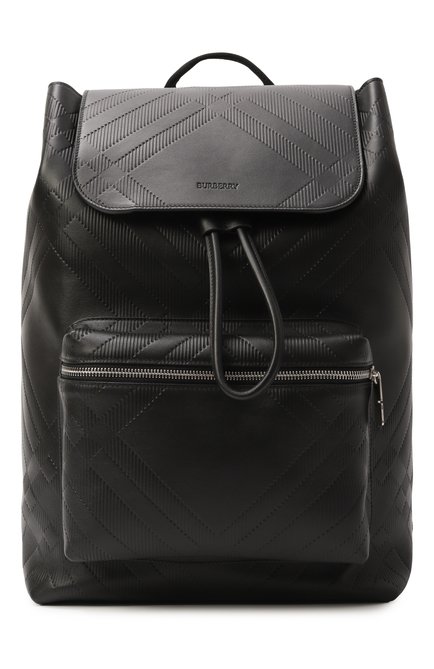 Мужской рюкзак BURBERRY черного цвета, арт. 8101918 | Фото 1 (Размер: large; Драгоценные камни: Проставлено; Ремень/цепочка: На ремешке; Материал сплава: Проставлено; Материал: Натуральная кожа)