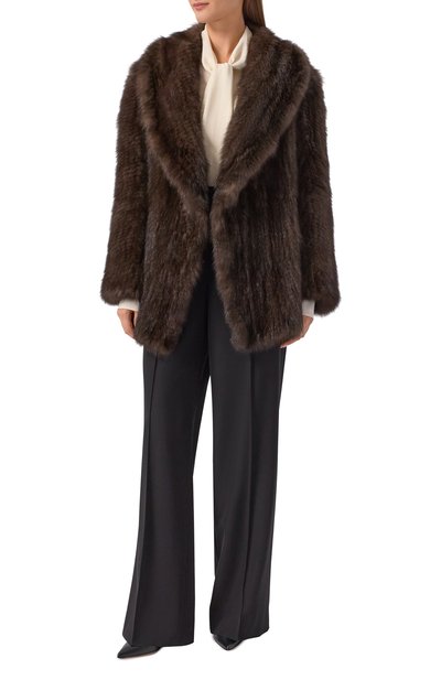 Шуба из соболя MVST, арт. M004/SABLE FARM NO SILVER, фото 2