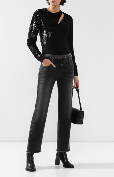 Пуловер с пайетками RTA, арт. WF9277-7083BLK, фото 2
