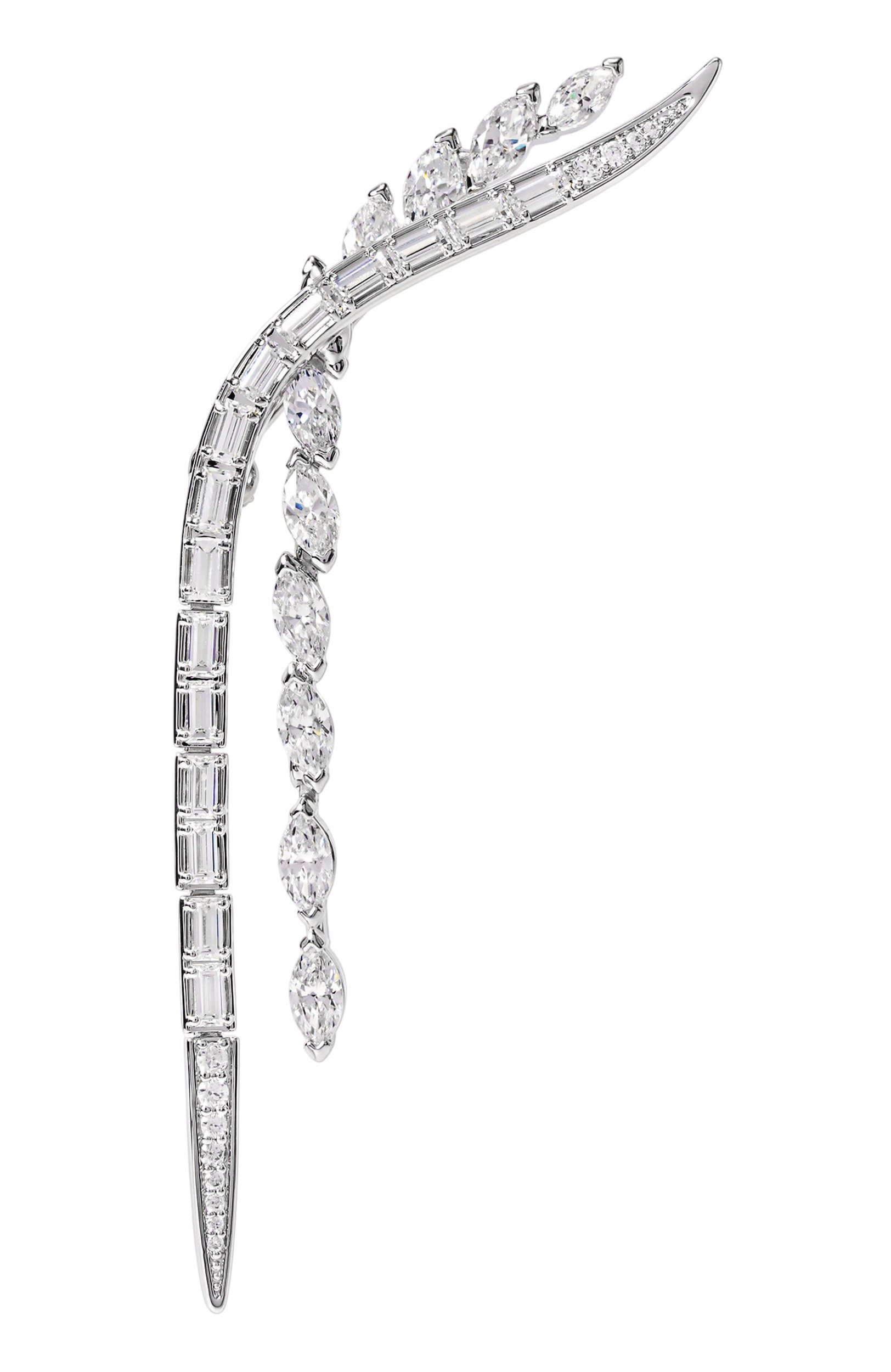 Брошь mesmera SWAROVSKI серебряного цвета по цене 24500 руб., арт. 5761004, фото 1 Брошь mesmera SWAROVSKI, арт. 5761004, фото 1