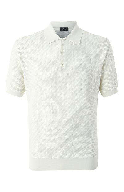 Мужская поло из хлопка и шелка BRIONI, арт. UMR200/PAK22