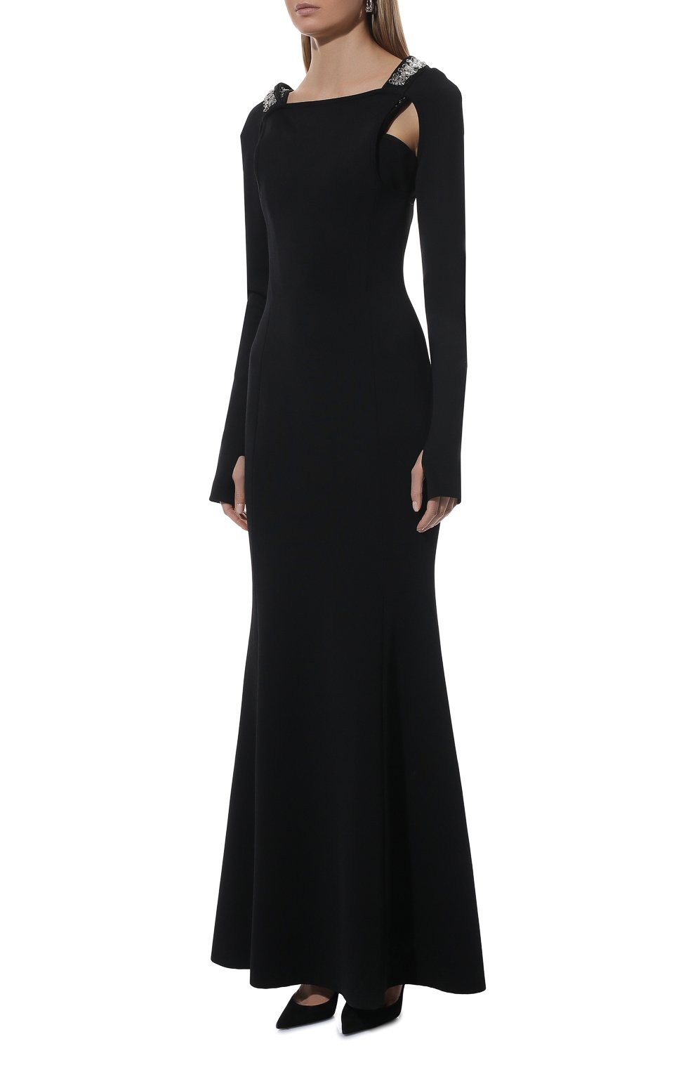 Платье из вискозы GIVENCHY, арт. BW21AH4ZBS, фото 3
