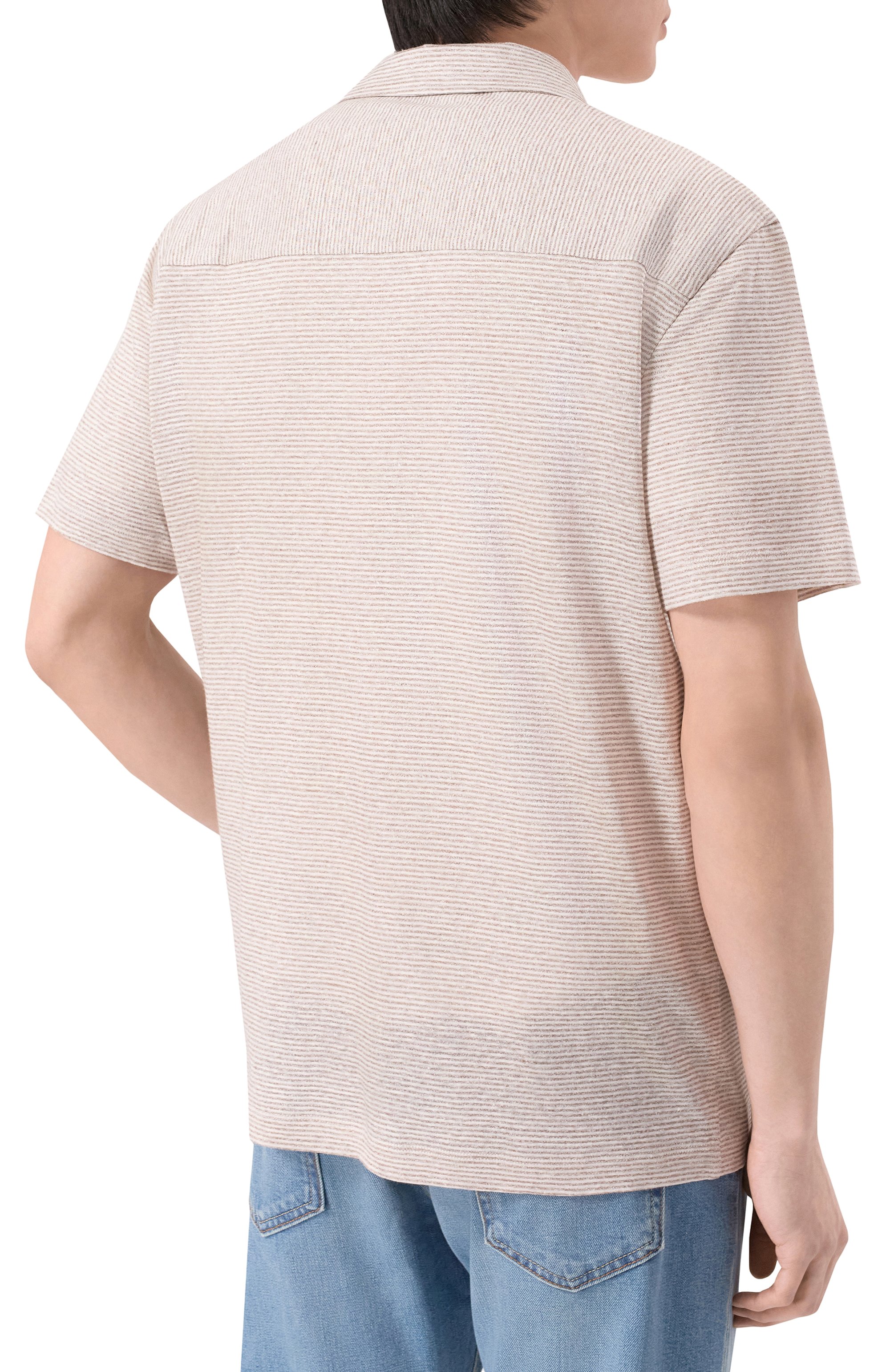 Рубашка изо льна и хлопка BRIONI, арт. UJPF0L/PD604, фото 4