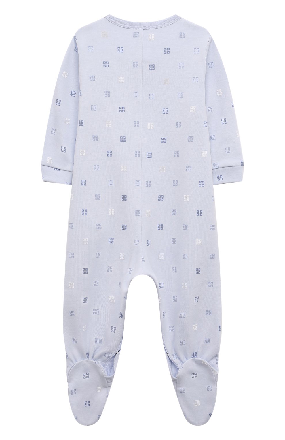 Хлопковый комбинезон GIVENCHY голубого цвета по цене 29600 руб., арт. H30499, фото 2 Хлопковый комбинезон GIVENCHY, арт. H30499, фото 2