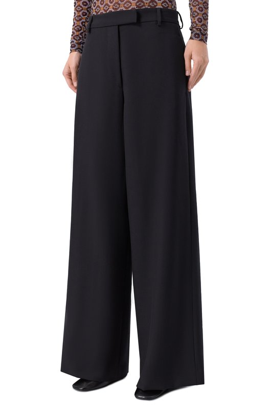 Шерстяные брюки Dries Van Noten 010946/2249 Чёрный  010946/2249 Фото 3