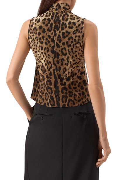 Топ из вискозы DOLCE & GABBANA, арт. F779ZT/FSRKI, фото 4