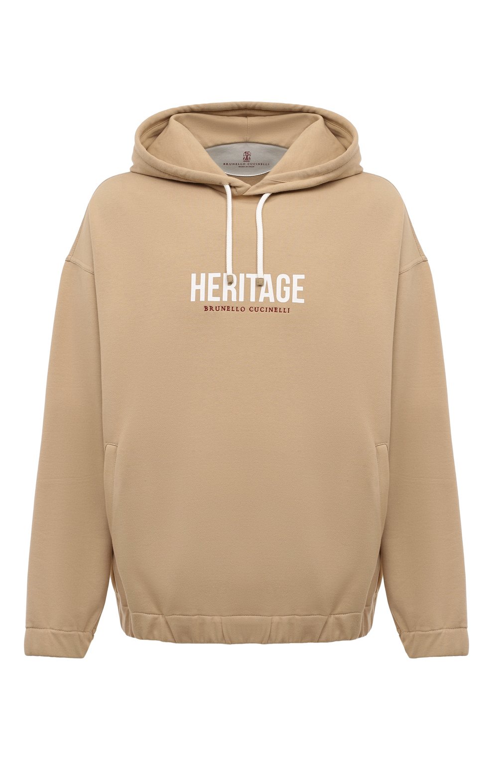 Хлопковое худи BRUNELLO CUCINELLI, арт. MW8369028G, фото 1