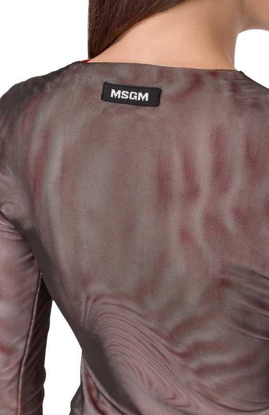 Топ MSGM 3942MDM08/257820 Чёрный  3942MDM08/257820 Фото 5