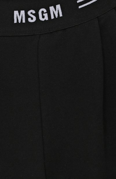 Хлопковые шорты MSGM KIDS, арт. MS029445, фото 3
