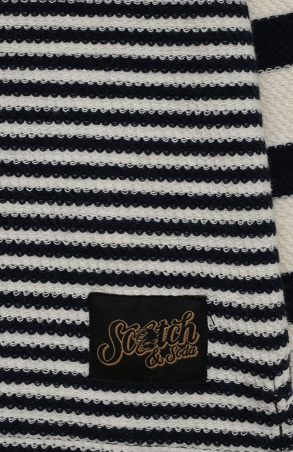 Хлопковый лонгслив SCOTCH AND SODA синего цвета по цене 5595 руб., арт. 167649-22-FWBM-D50, фото 3 Хлопковый лонгслив SCOTCH AND SODA, арт. 167649-22-FWBM-D50, фото 3