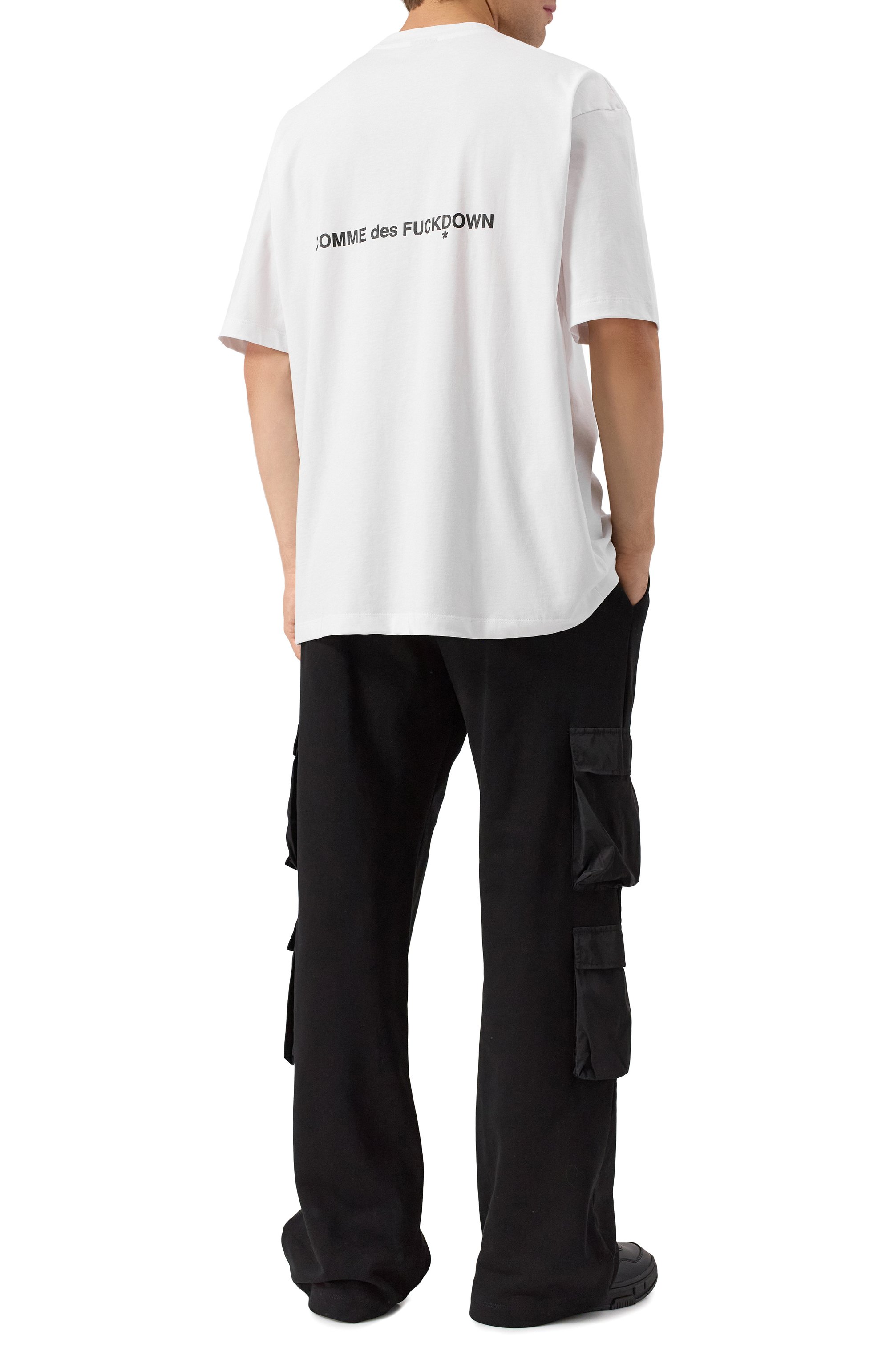 Хлопковая футболка COMME DES FUCKDOWN, арт. CFABM01851, фото 2