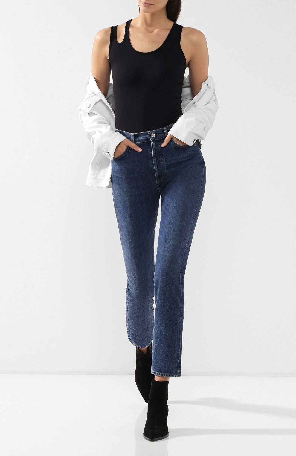 Топ HELMUT LANG черного цвета по цене 11150 руб., арт. J04HW523, фото 2 Топ HELMUT LANG, арт. J04HW523, фото 2