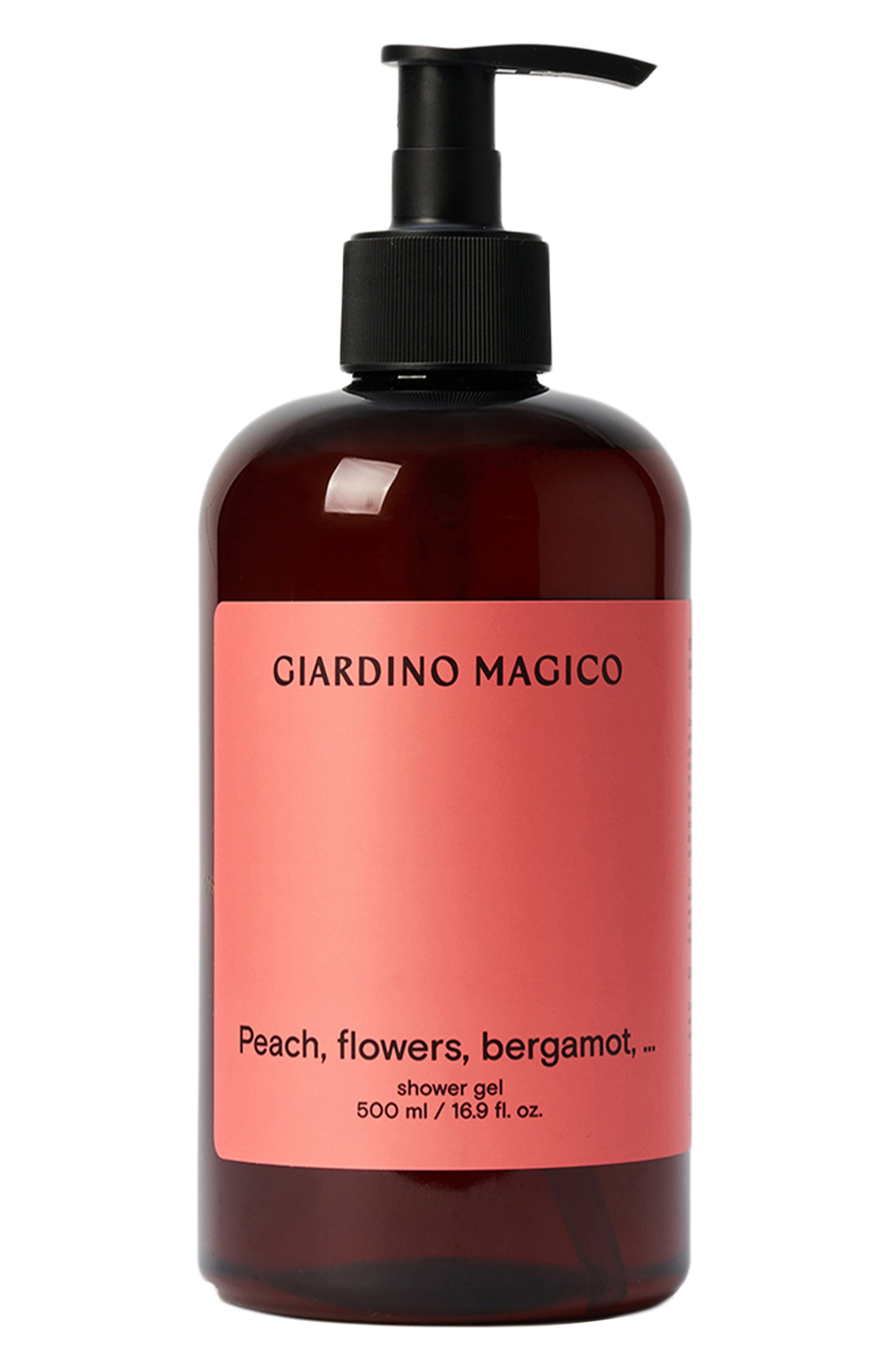 Увлажняющий гель для душа peach, flowers, bergamot,… (500ml) GIARDINO MAGICO, арт. 4660222280091, фото 1