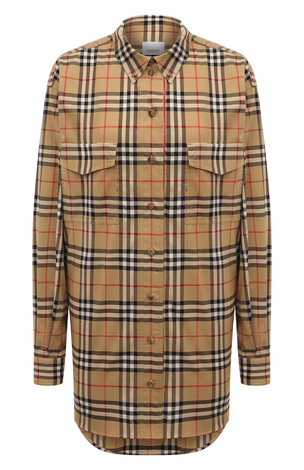Хлопковая рубашка BURBERRY, арт. 8083146, фото 1