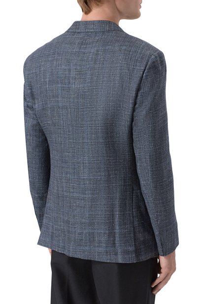 Пиджак из шерсти и шелка GIORGIO ARMANI, арт. GM000336/TE20037, фото 4