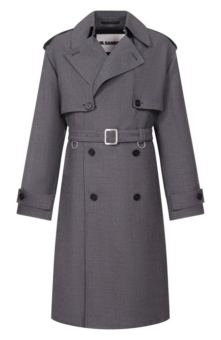 Мужской шерстяной тренч JIL SANDER, арт. J21SW0072/J40289