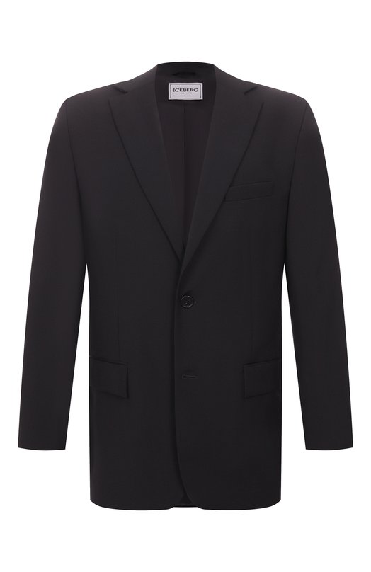 Однобортный пиджак Iceberg L010/3078 Чёрный L010/3078