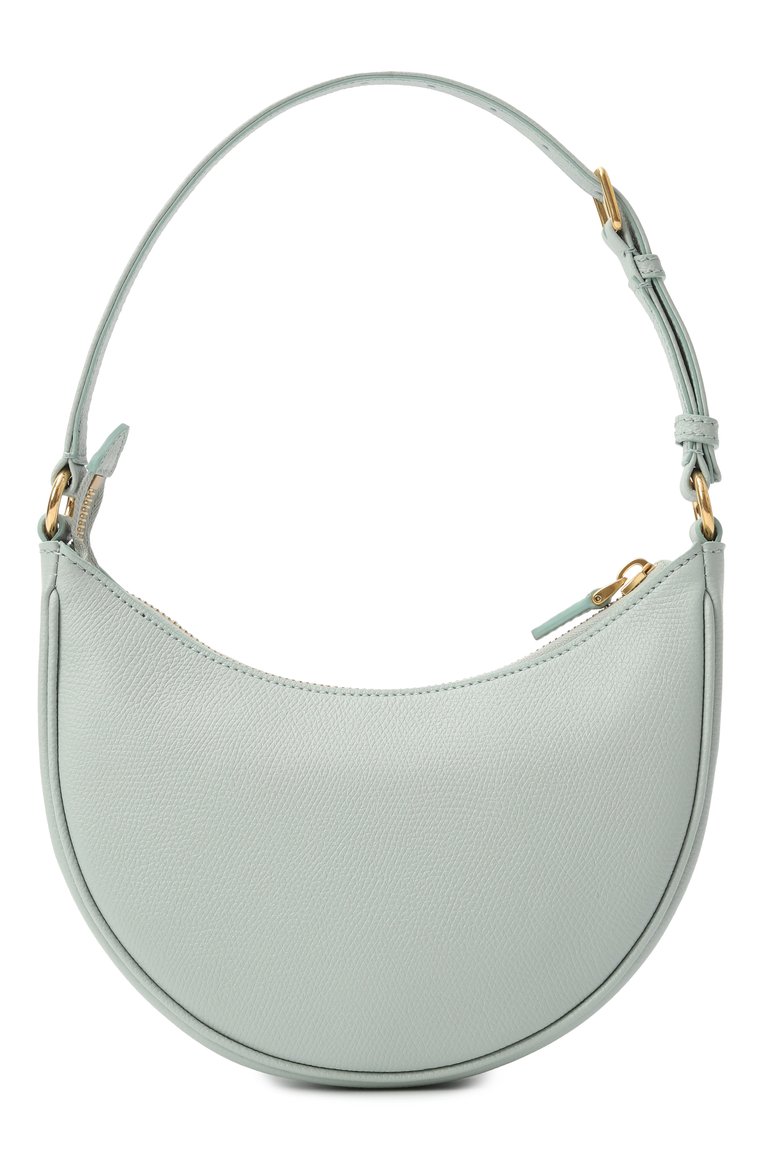 Женская сумка vlogo signature mini VALENTINO светло-голубого цвета, арт. 6W2P0AK3/SNP | Фото 6 (Материал: Натуральная кожа; Размер: mini; Автоматизация ТО: Проставлено; Автоматизация состава: Проставлено)