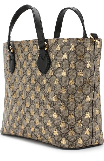 Сумка-тоут gg supreme GUCCI бежевого цвета по цене 99550 руб., арт. 473887/9IKIG, фото 3 Сумка-тоут gg supreme GUCCI, арт. 473887/9IKIG, фото 3