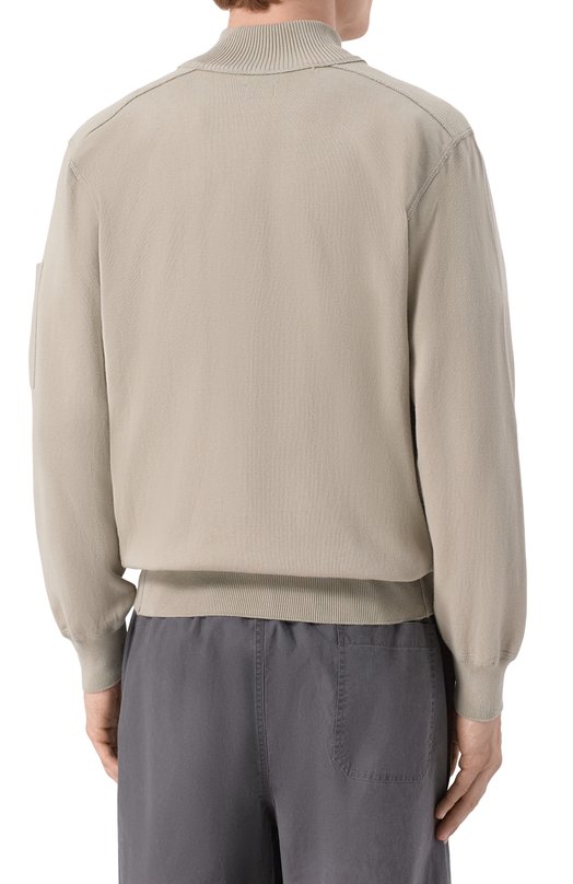 Хлопковый джемпер C.P. Company 20CMKN194A/110560A Серый  20CMKN194A/110560A Фото 4